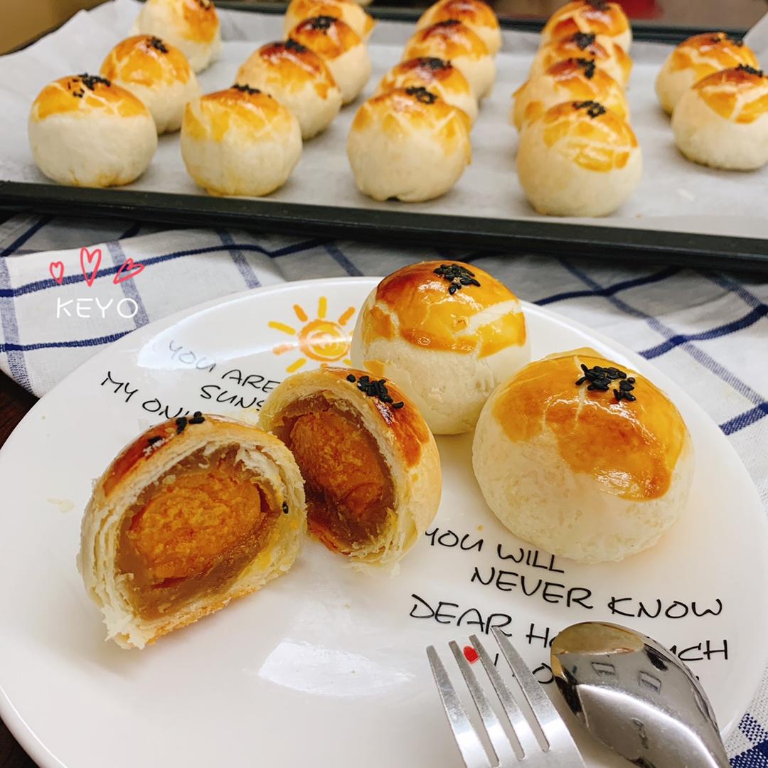 蛋黄酥，手工蛋黄酥