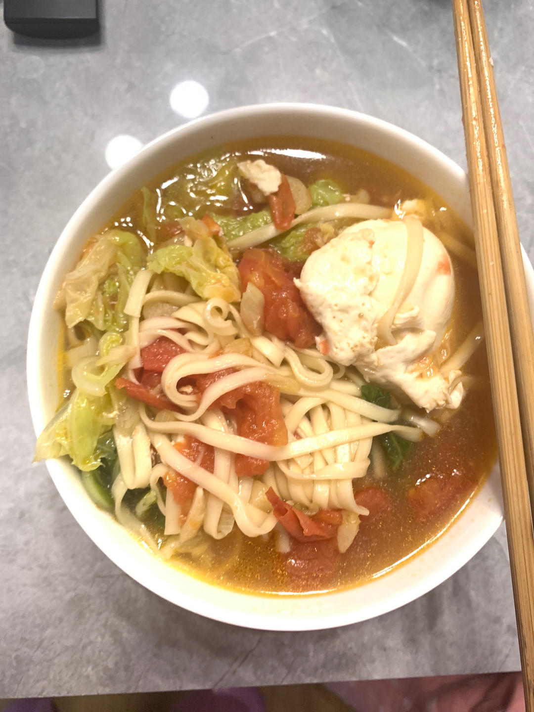 番茄清汤面
