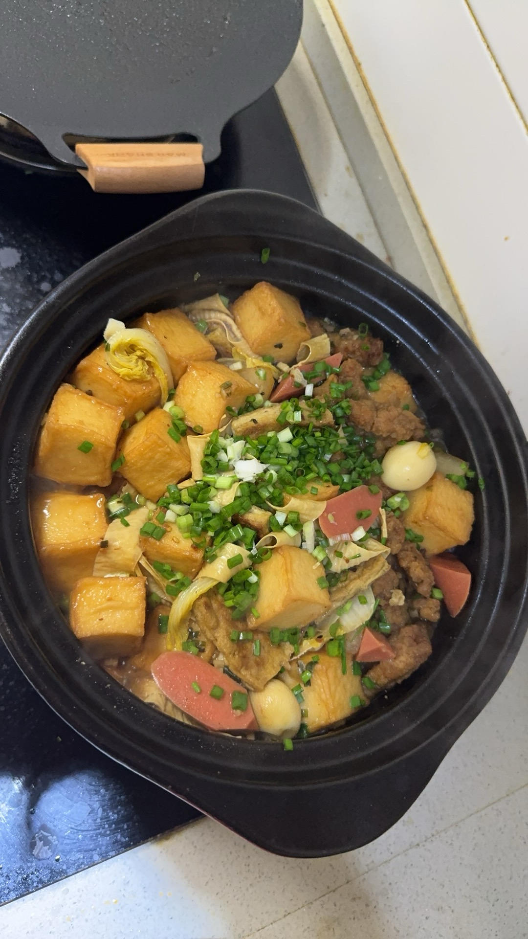 白菜豆腐煲