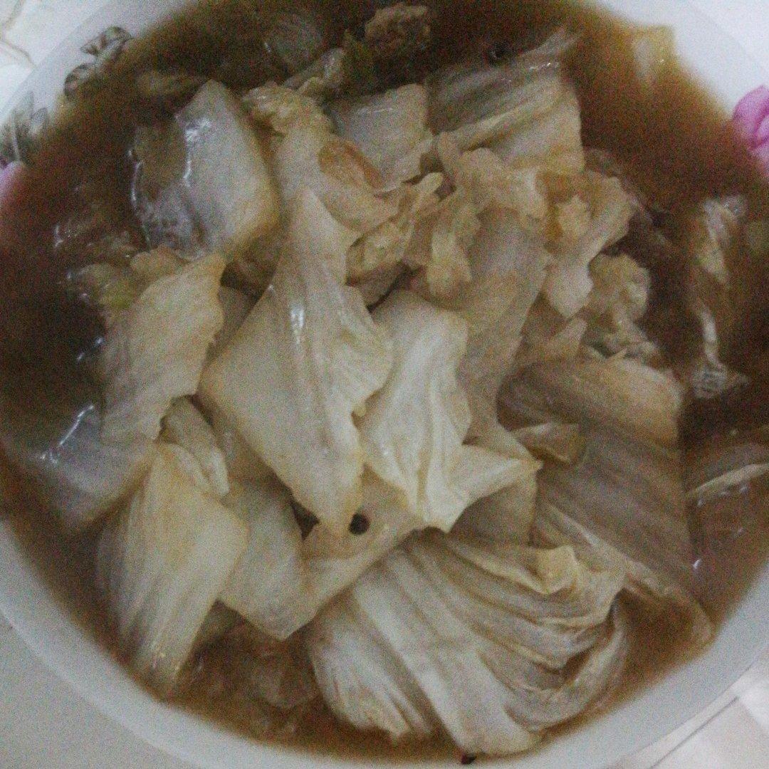 白菜炒肉