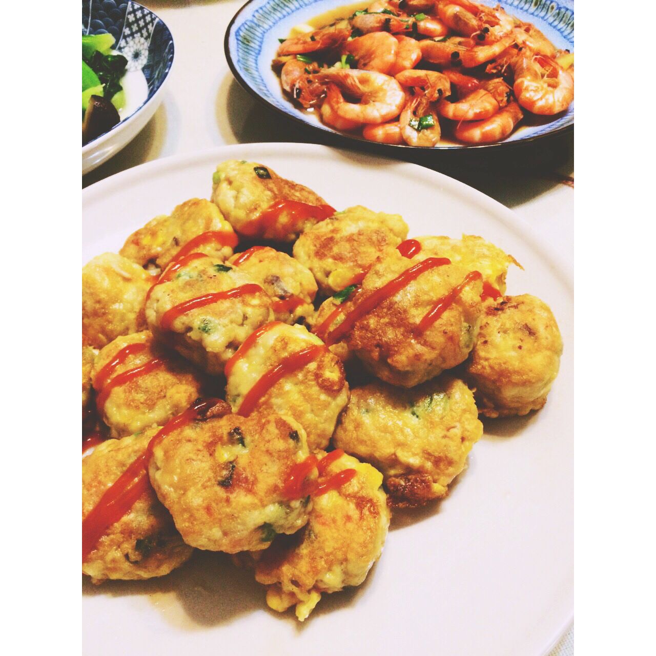 韩国料理——豆腐饼(동그랑땡)