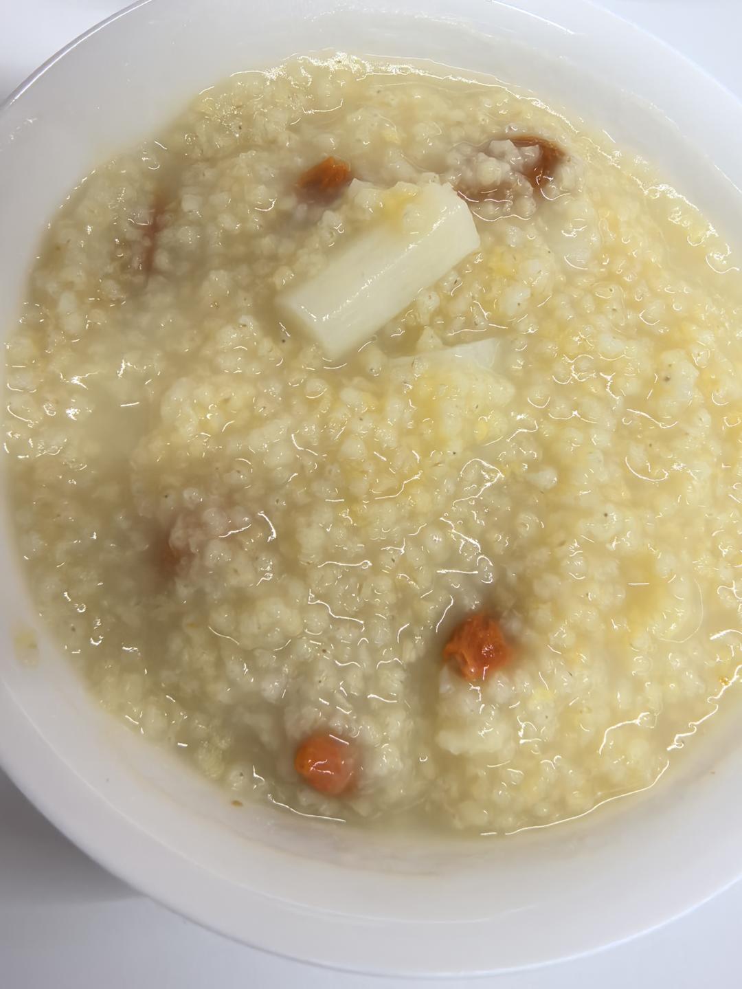 🌈第9道低卡早餐✨养胃补气的小米山药粥🥣