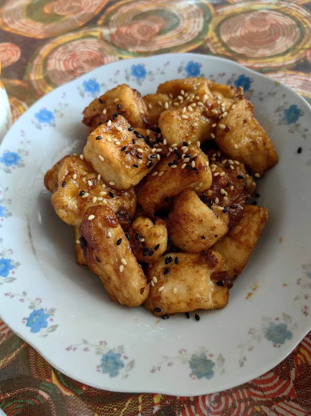 香煎木棉豆腐