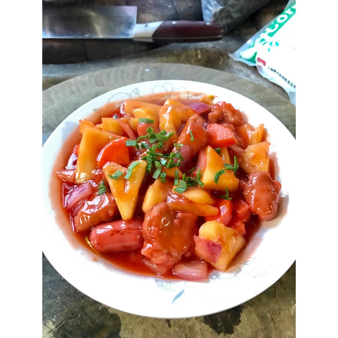 菠萝咕噜肉