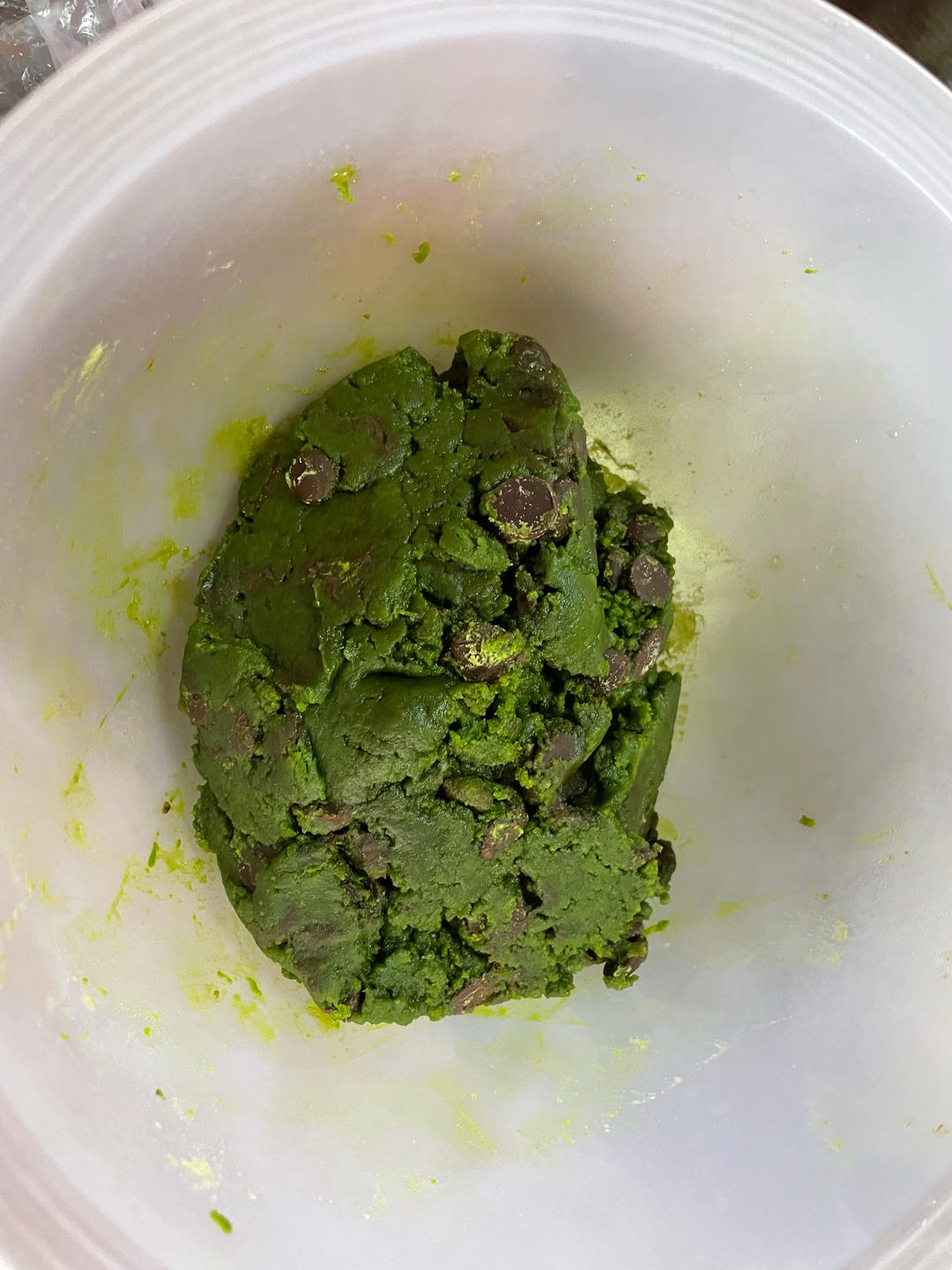 趣多多控最爱--抹茶黑巧大曲奇（不用打发冷藏，超简单快手）