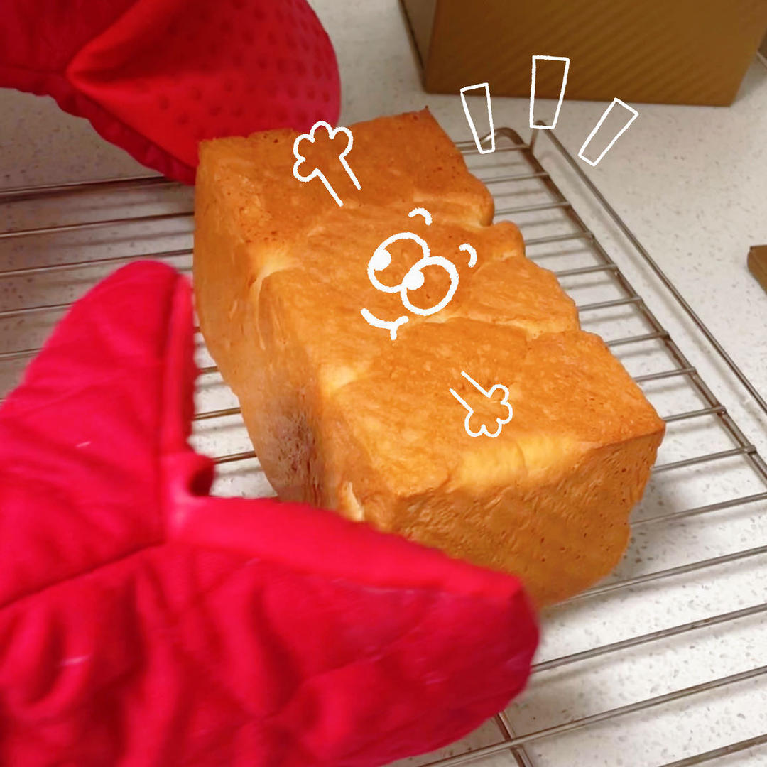 夺命软吐司(๑´ڡ`๑)超软拉丝极速方便的一次发酵吐司