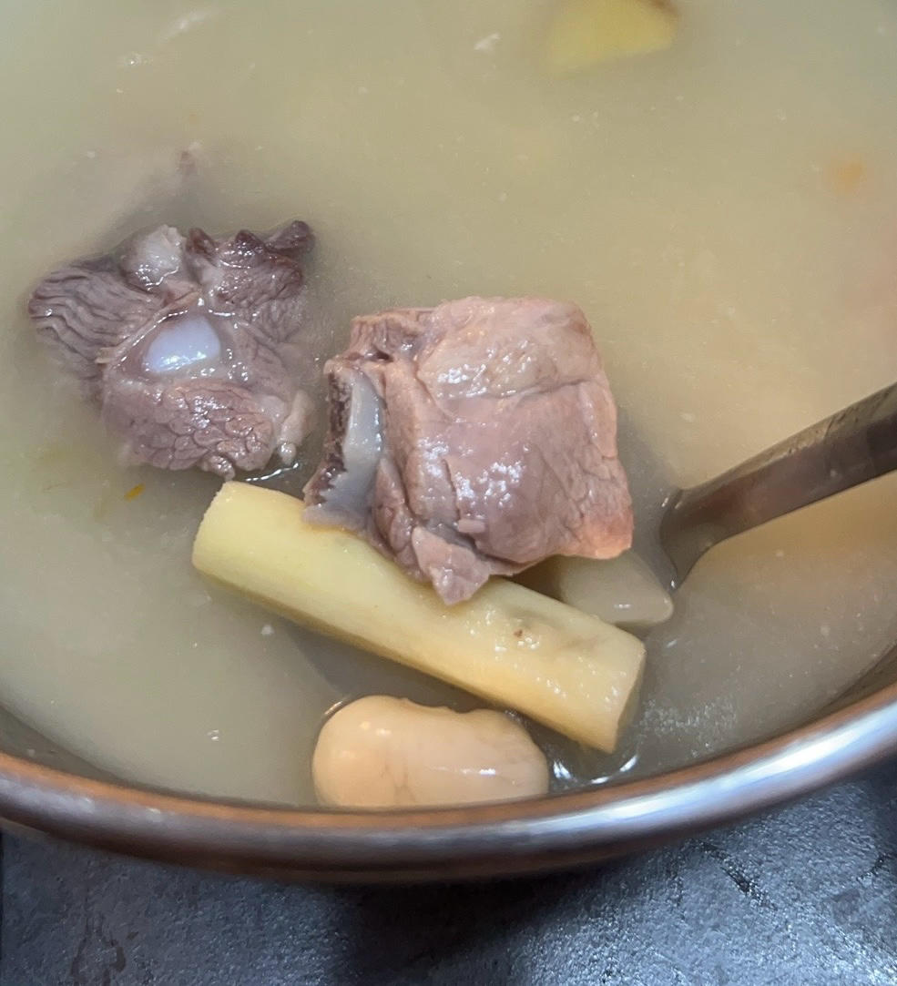 清炖排骨和大白芸豆
