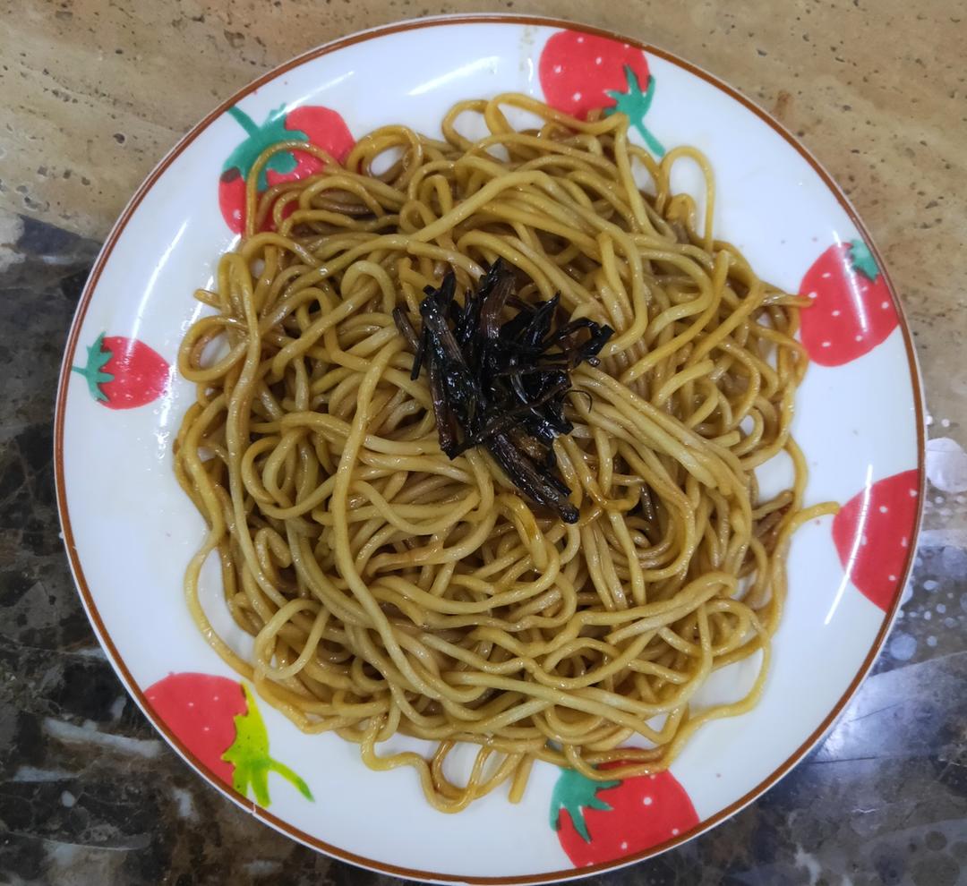 简单好吃的葱油面