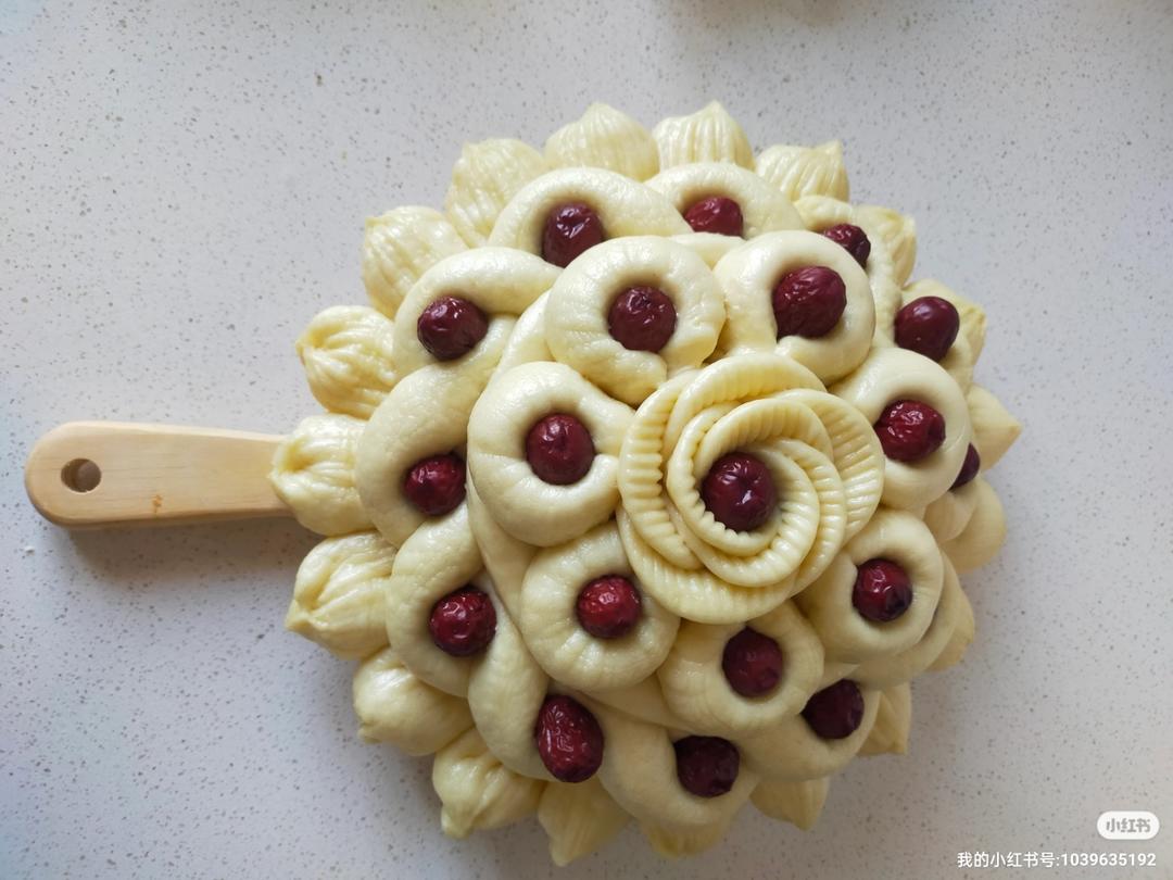 节日喜庆～枣花馒头 馍