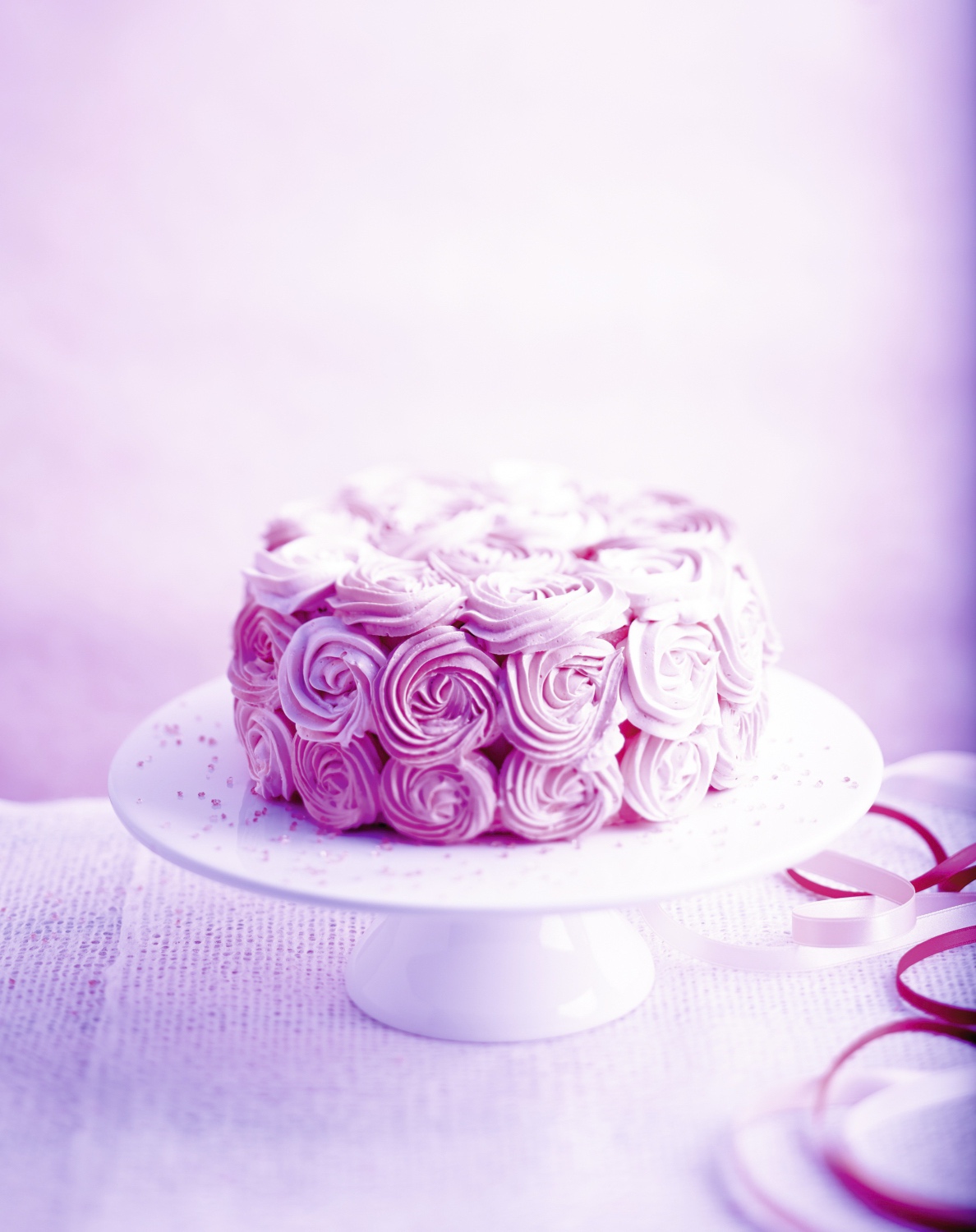 玫瑰奶油蛋糕的做法