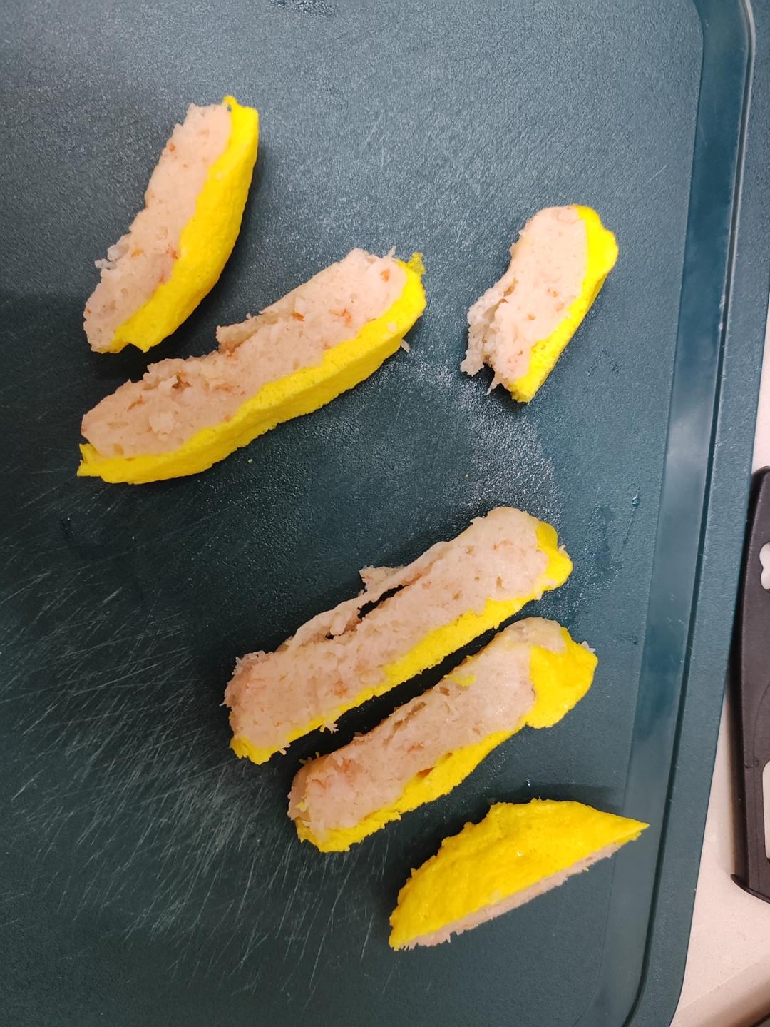 宝宝10个月辅食：妈妈都觉得好吃的虾仁蒸糕