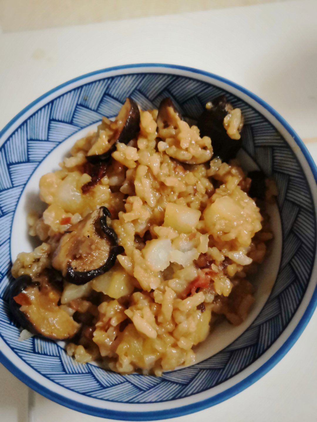 香菇土豆焖饭(电饭煲版）