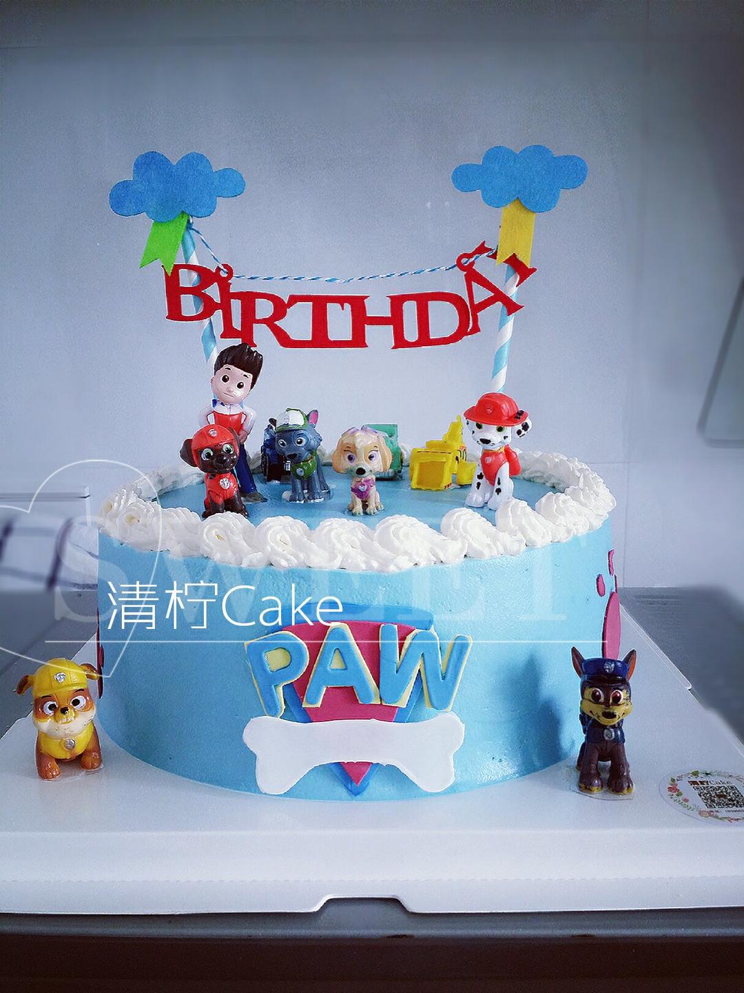汪汪队狗狗蛋糕