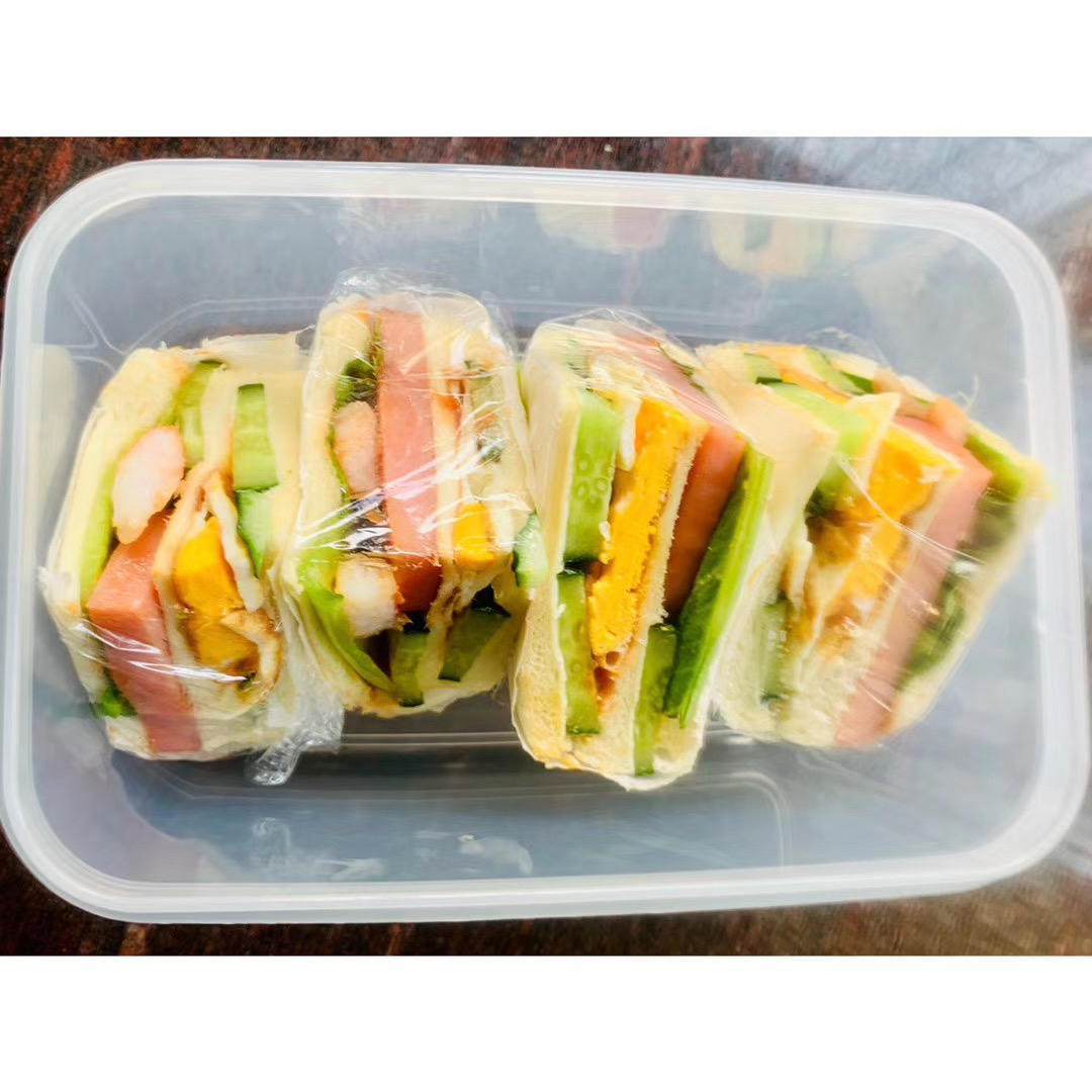 火腿芝士蛋三文治