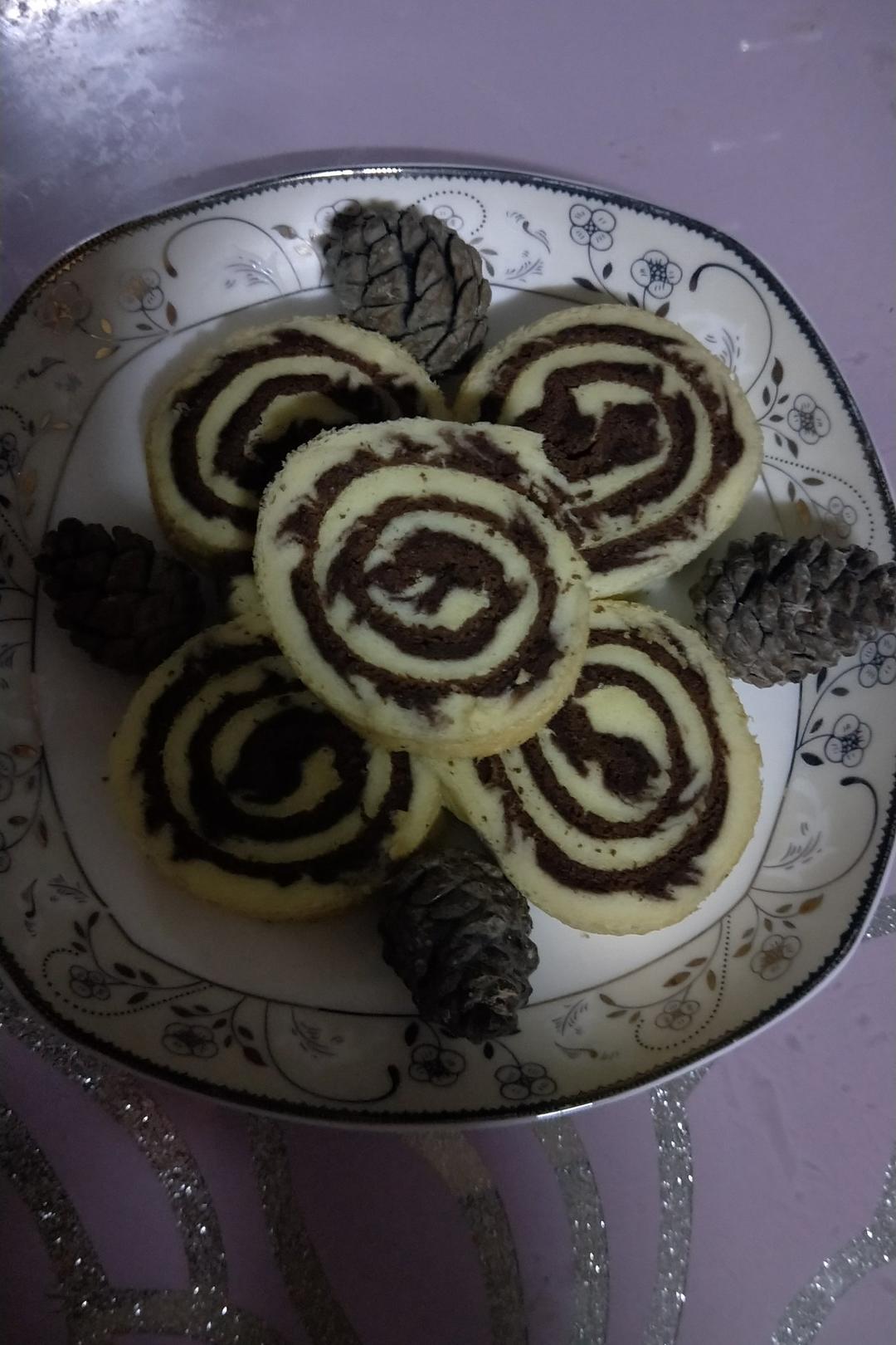 可可旋风蛋糕卷（视频）