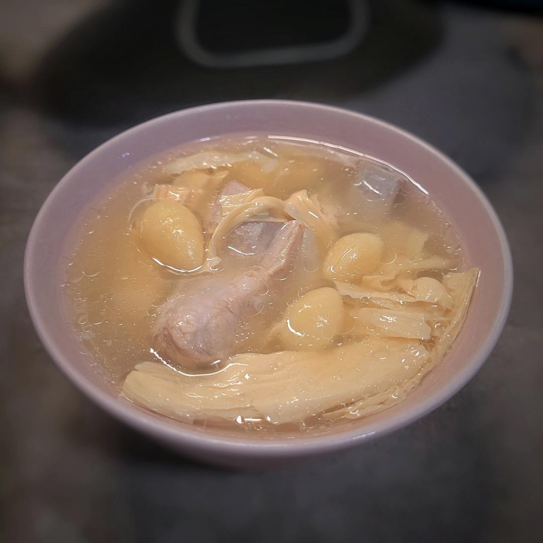 腐竹白果煲排骨