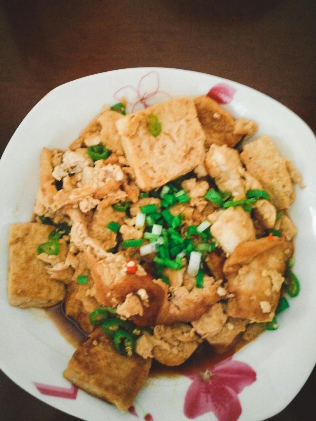 家常煎豆腐