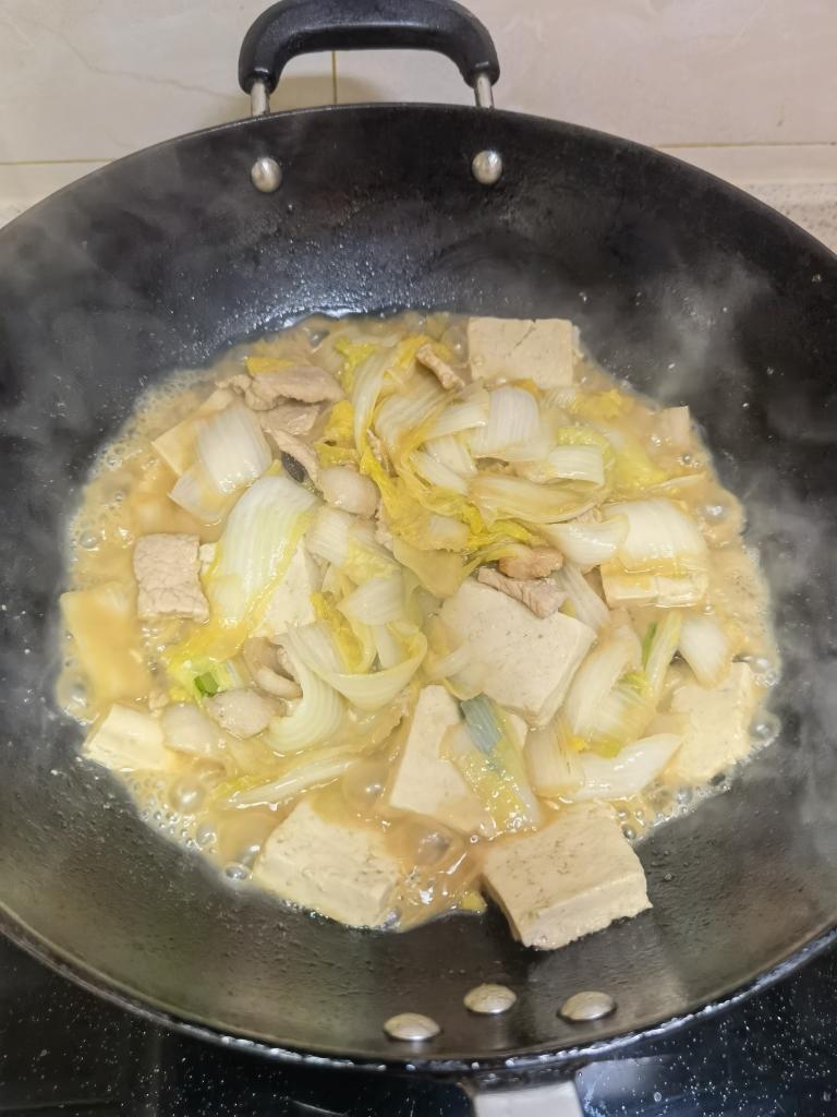 白菜炖豆腐