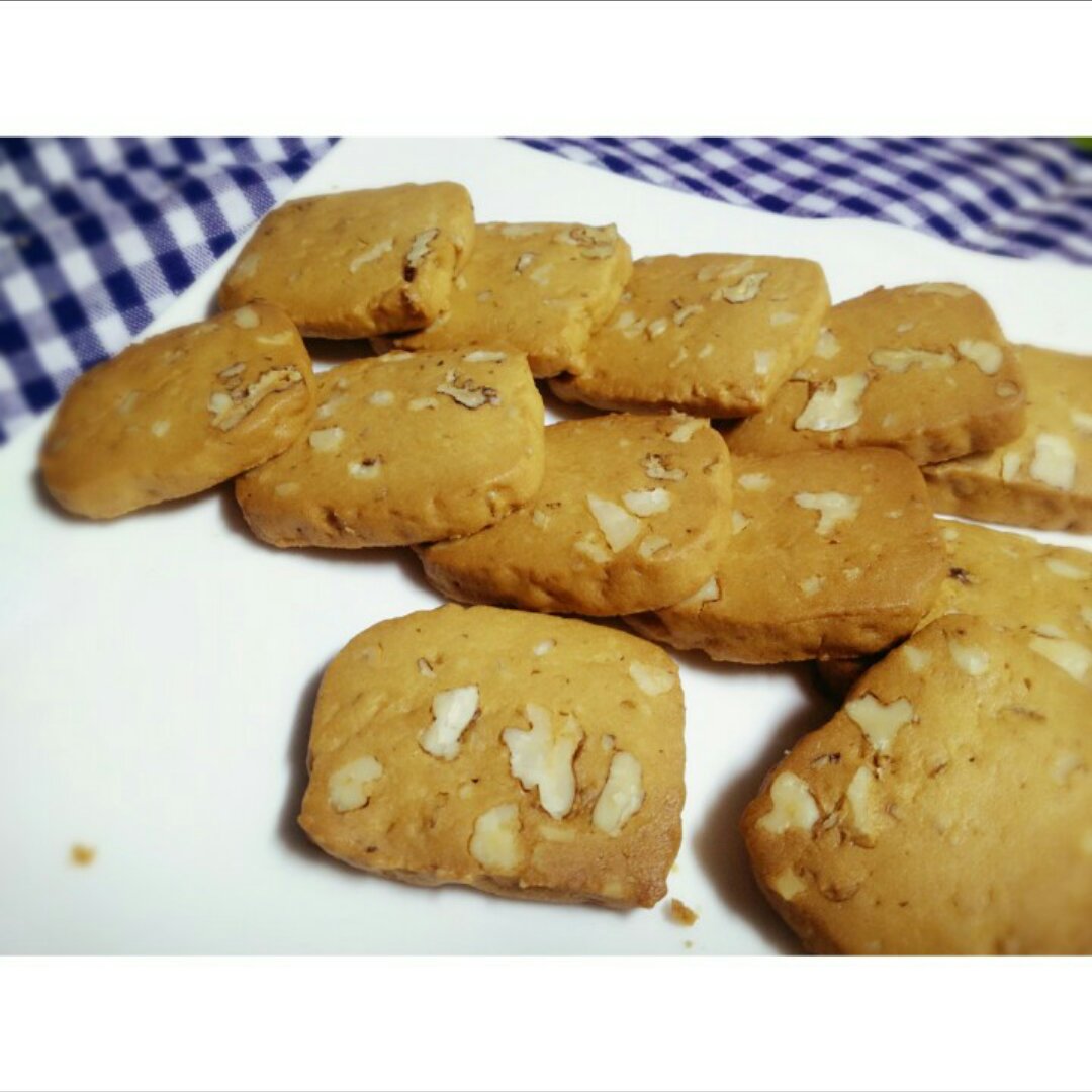 红糖核桃饼干