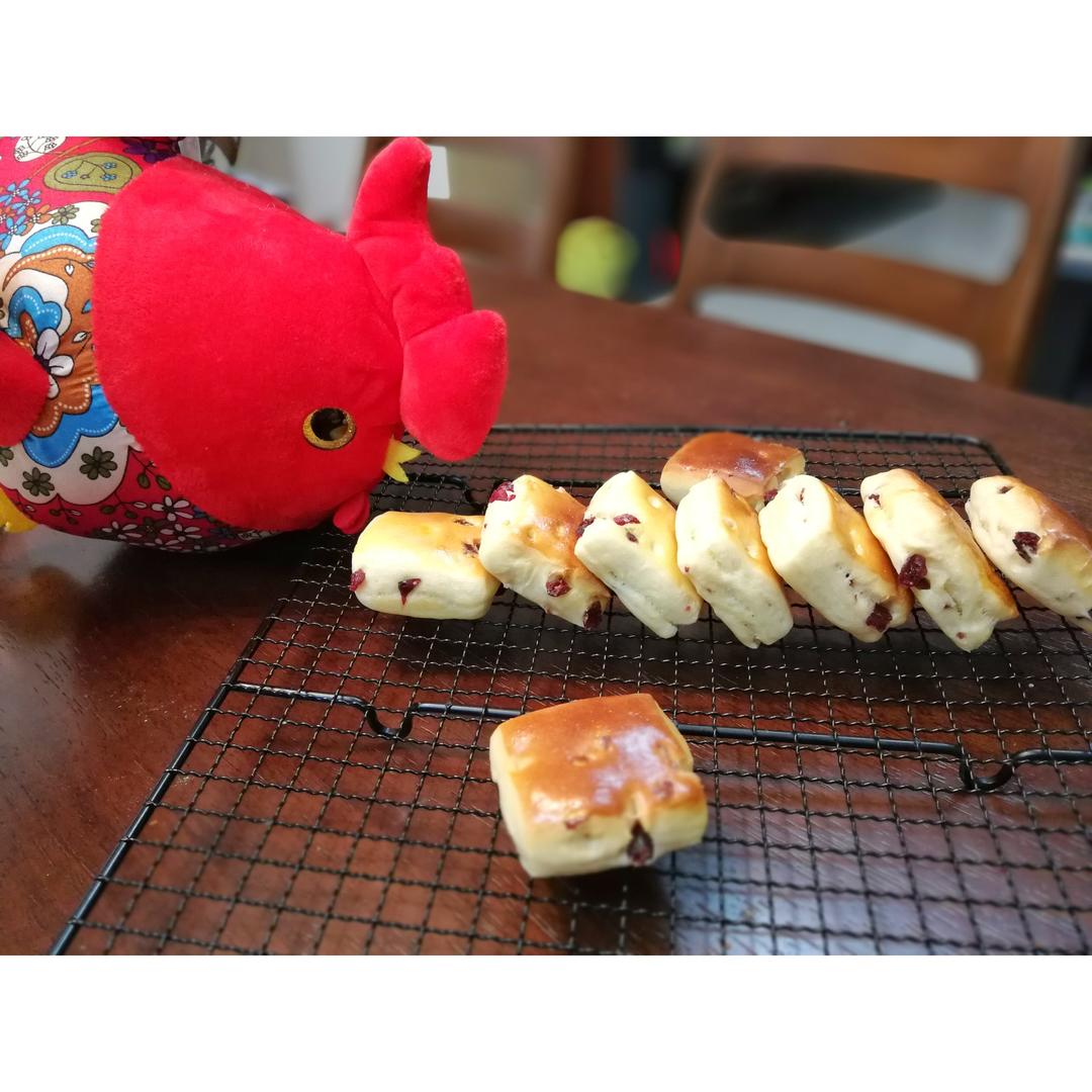 蔓越莓优格小面包块