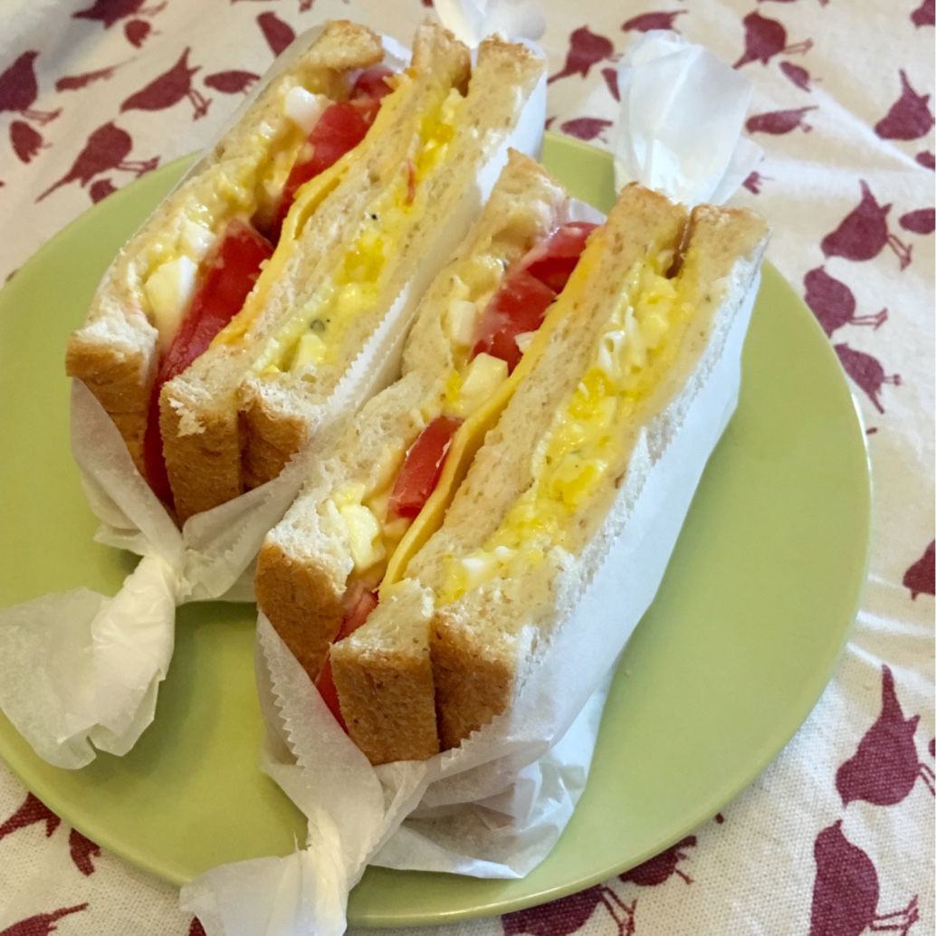 经常吃不饱做的《深夜食堂》鸡蛋三明治