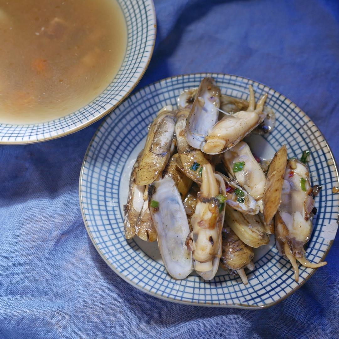 椒盐蛏子