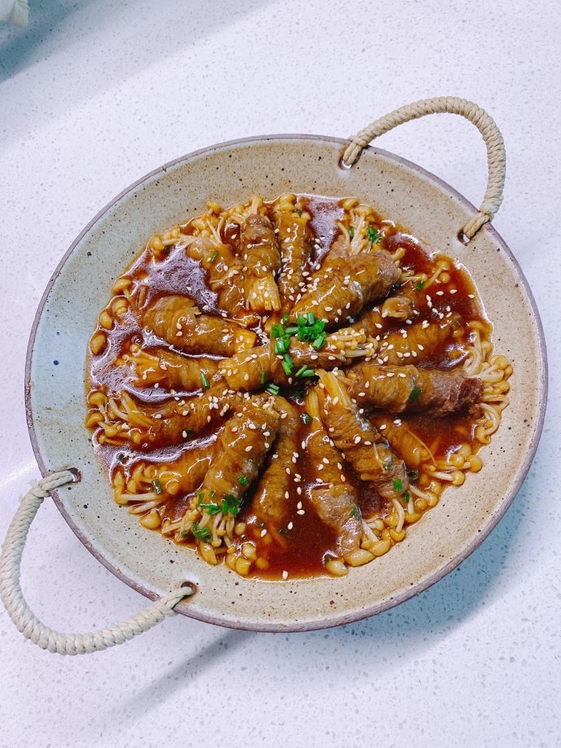 肥牛金针菇卷