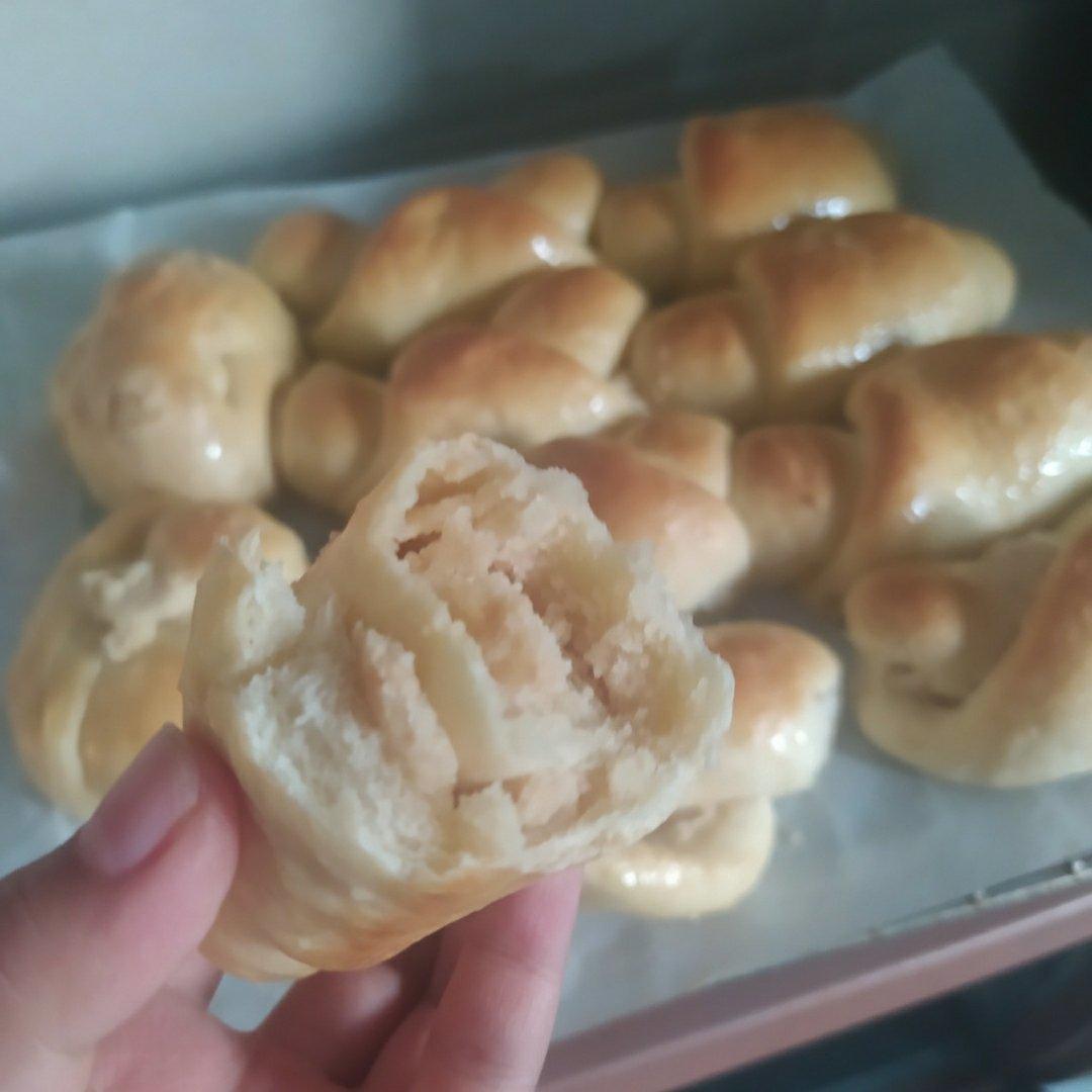 家庭花生油老面包