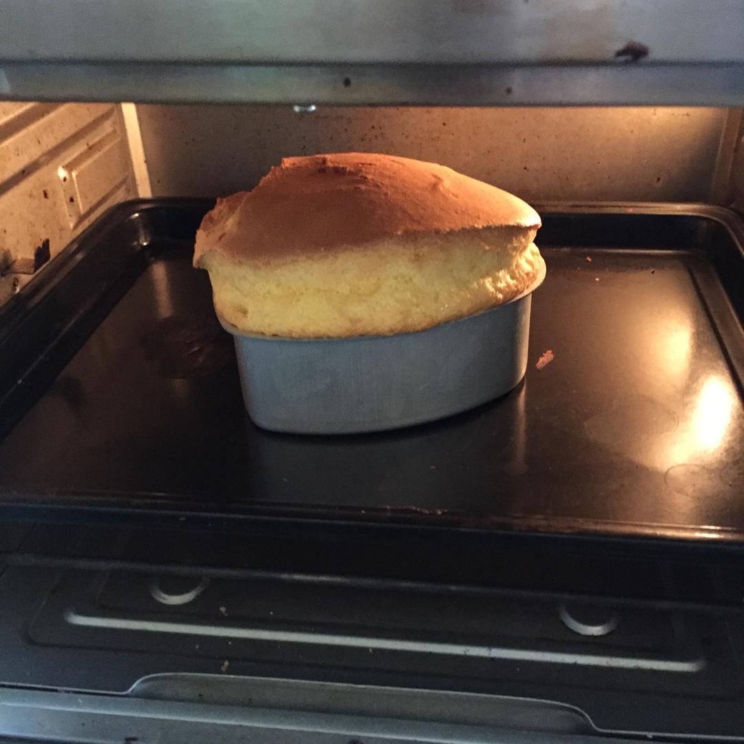 6寸原味戚风蛋糕