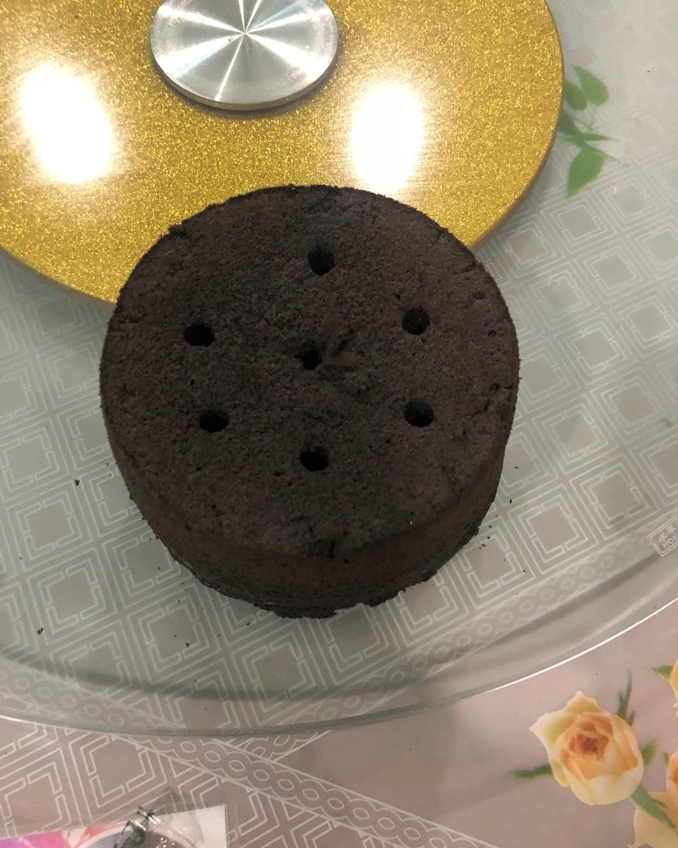 风靡网络的煤球蛋糕(简单版)