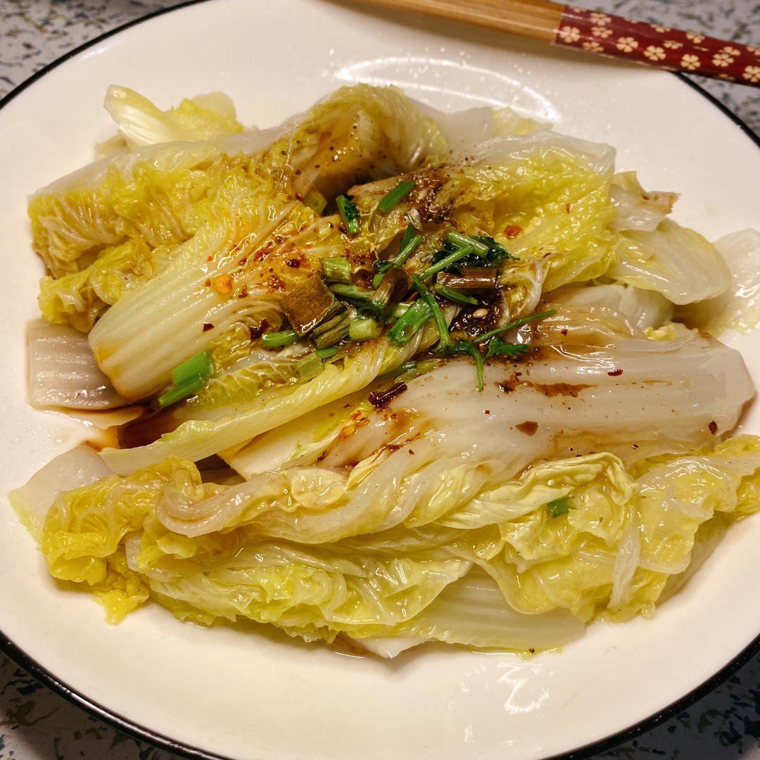 响油白菜