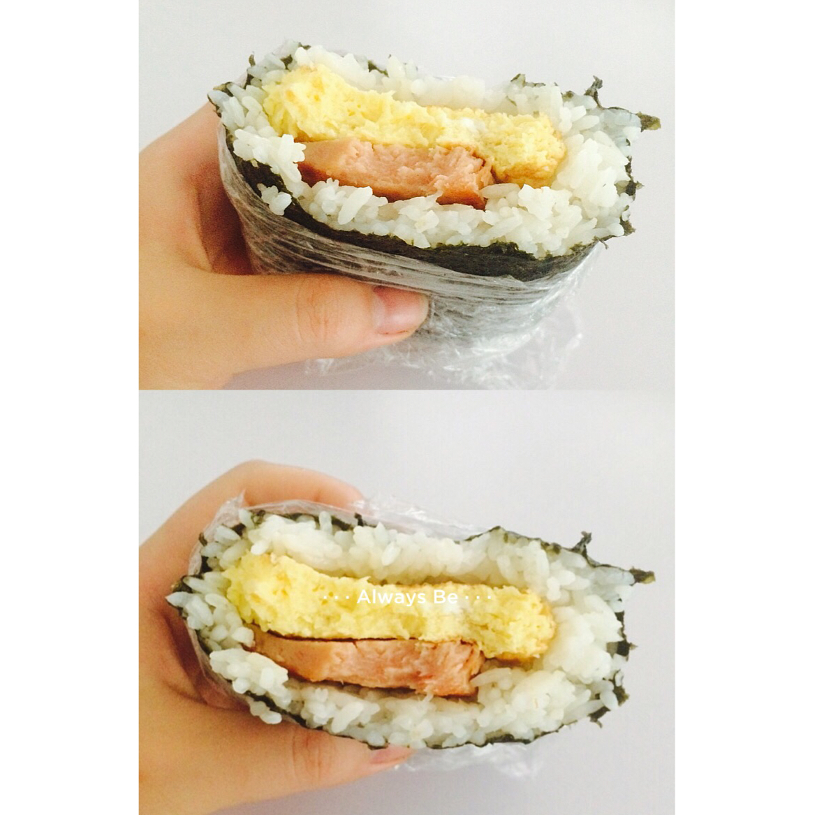 不用捏的饭团(おにぎらず)