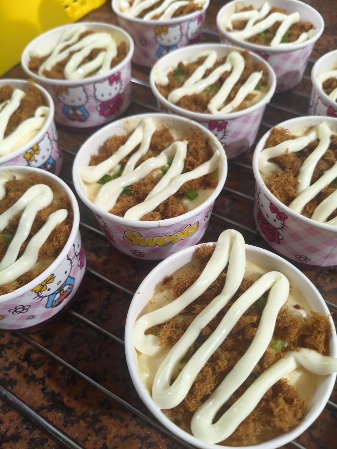 纸杯蛋糕 8寸戚风蛋糕的量