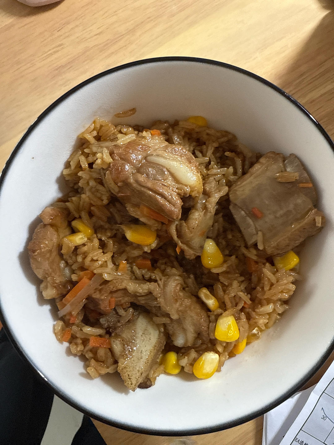 【排骨焖饭】