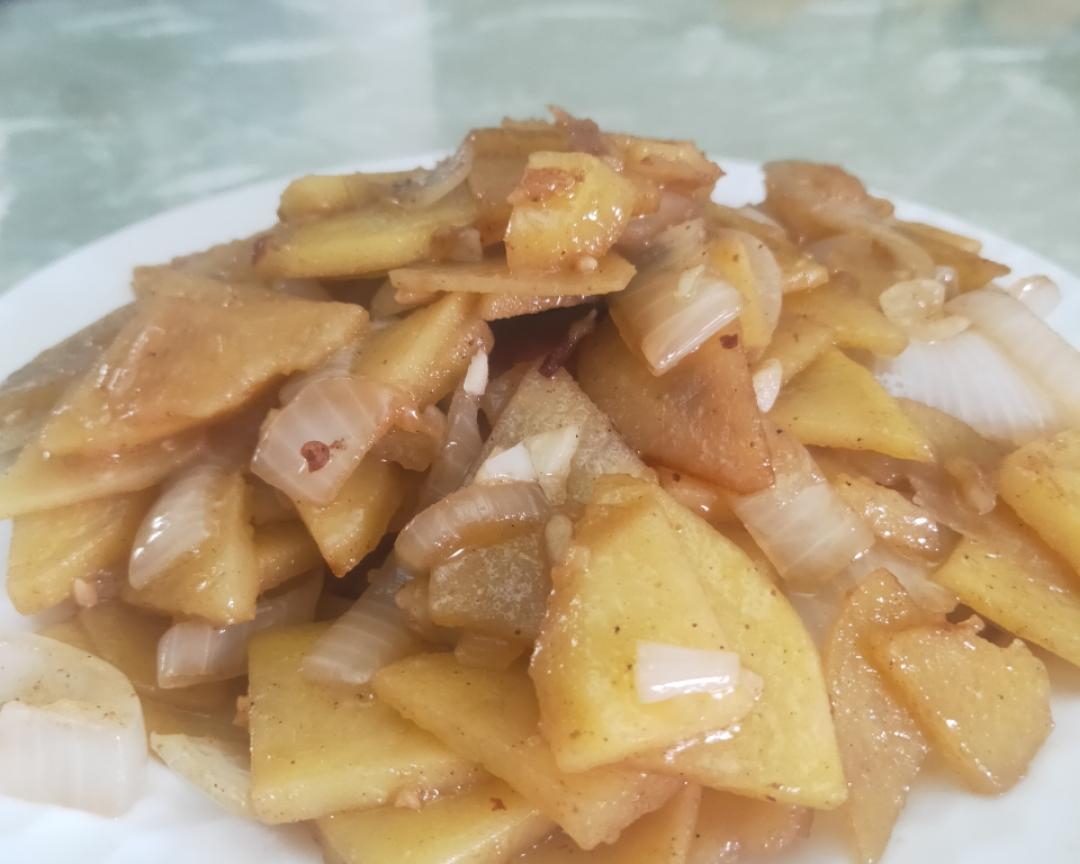 乡村洋葱土豆片的做法
