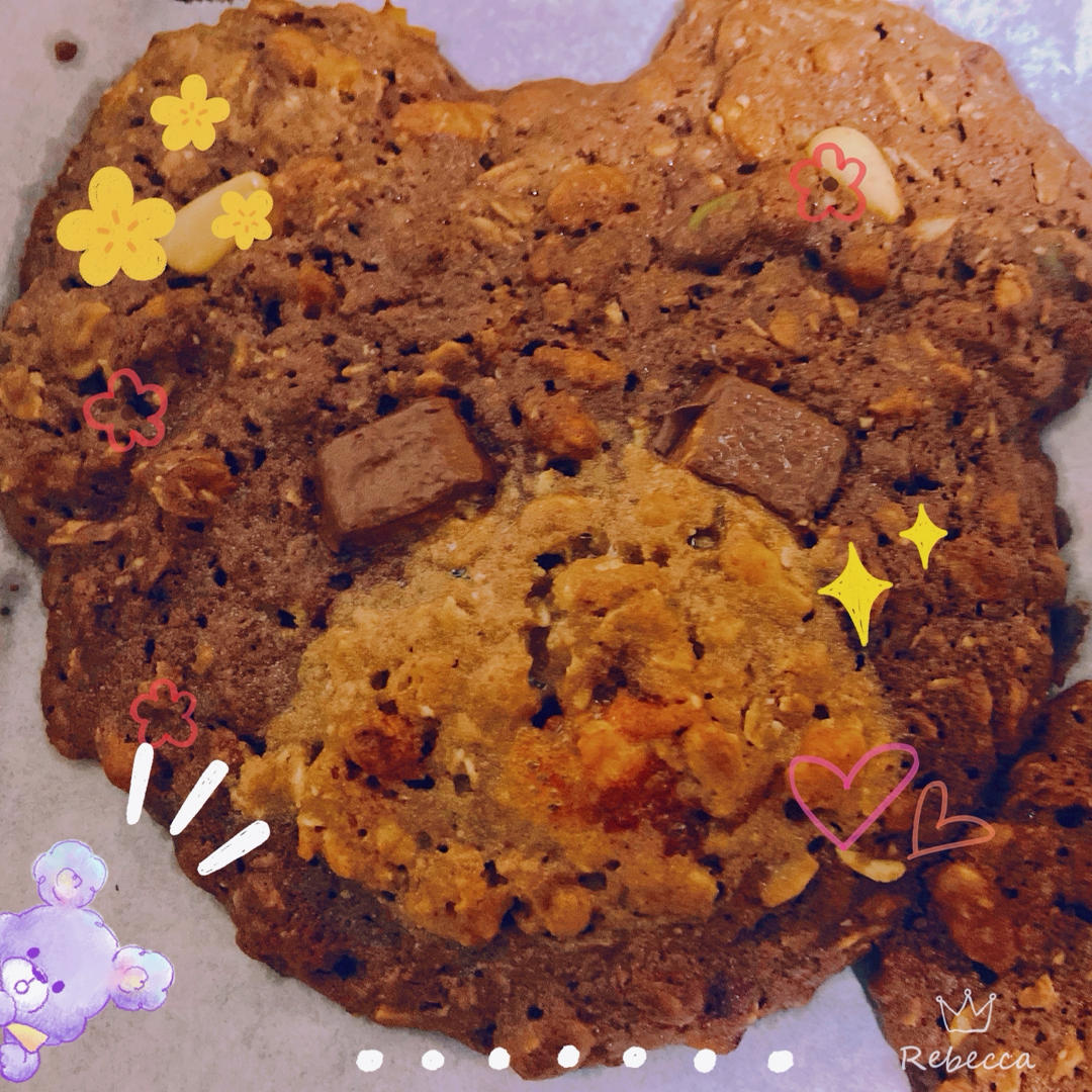 超快手燕麦杏仁健康饼干曲奇—超模karlie’s kookies