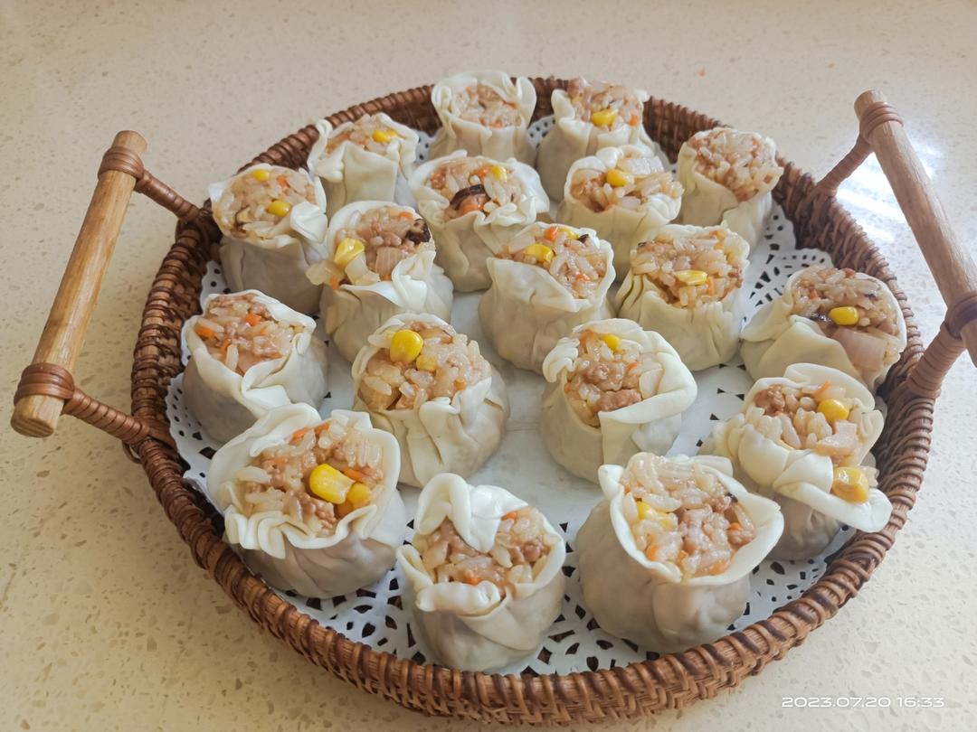 香菇肉沫烧麦