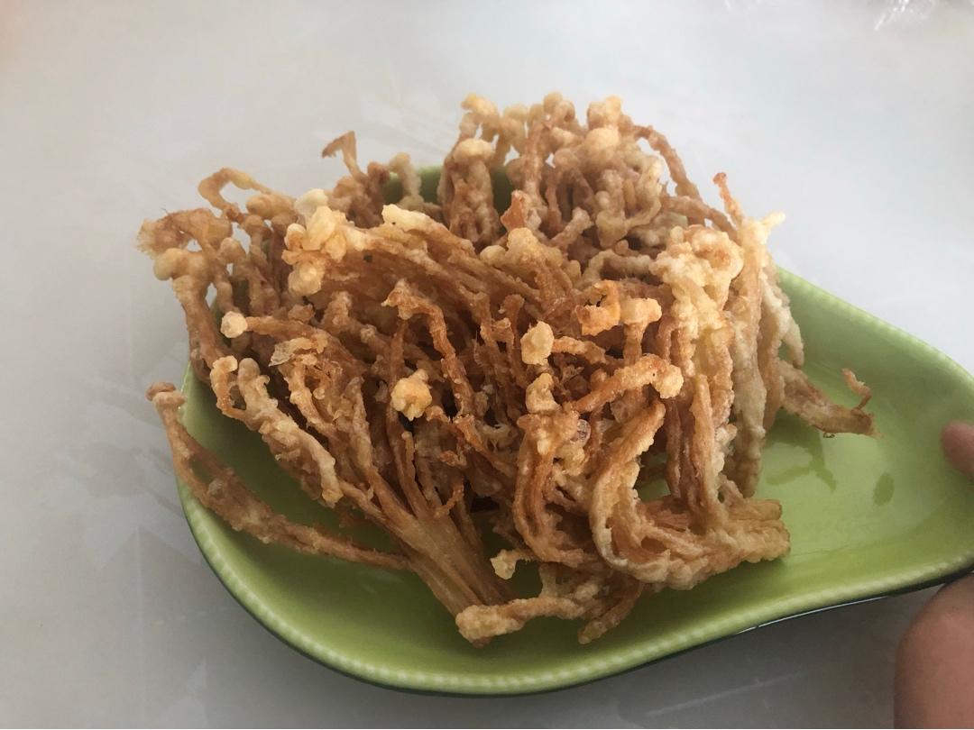 油炸椒盐金针菇