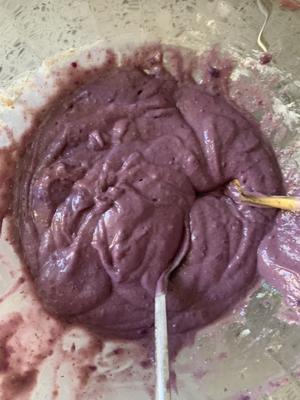 低脂紫薯纸杯蛋糕-无糖无油的做法 步骤8