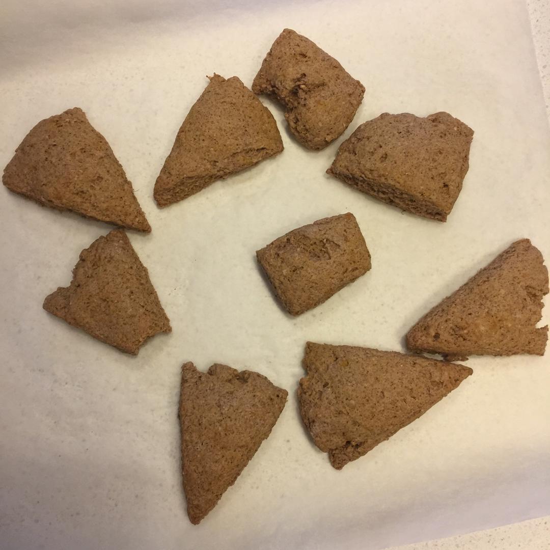 秋日小食：🎃南瓜司康「GLAZED PUMPKIN SCONES」