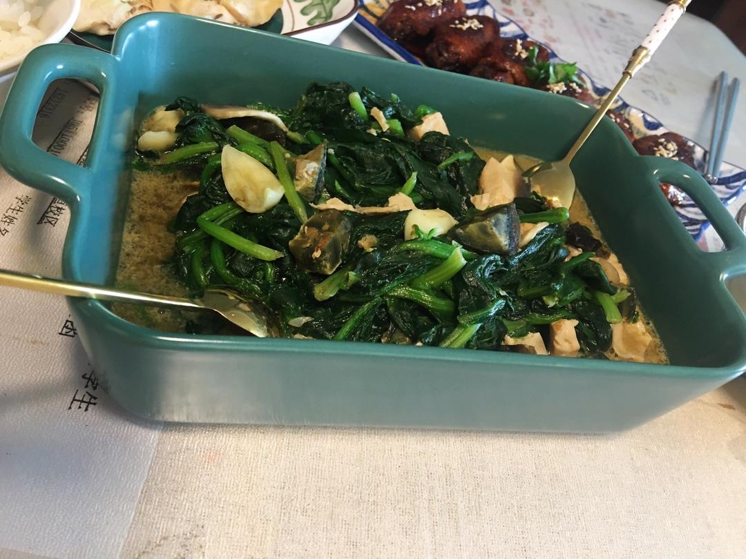 上汤菠菜，皮蛋咸鸭蛋还可以这样吃？