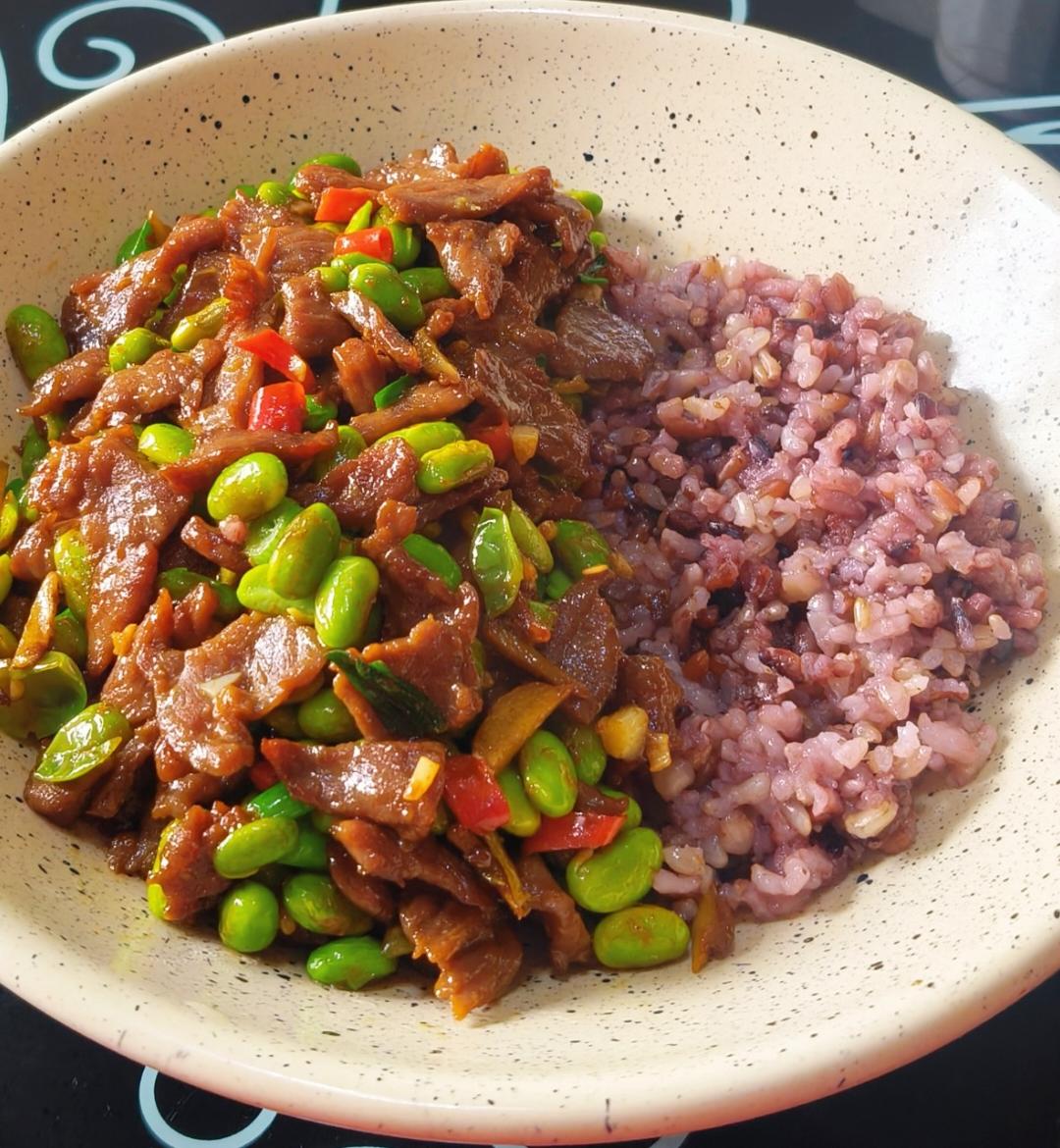 低卡版毛豆炒牛肉