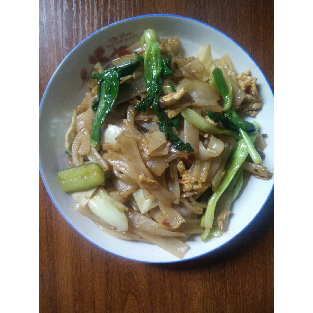 素炒河粉