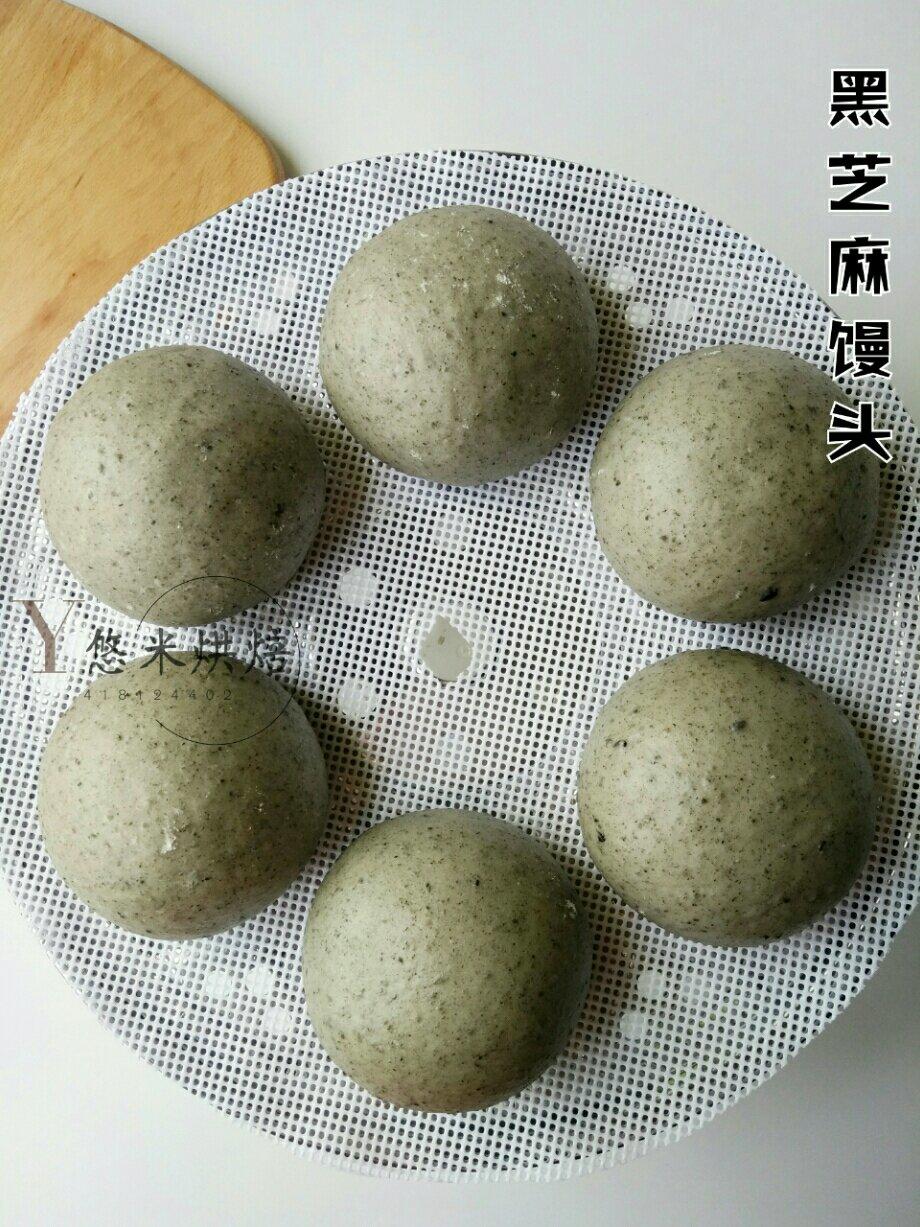 黑芝麻馒头