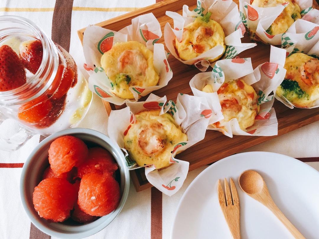 早餐鸡蛋杯cupcake Frittata