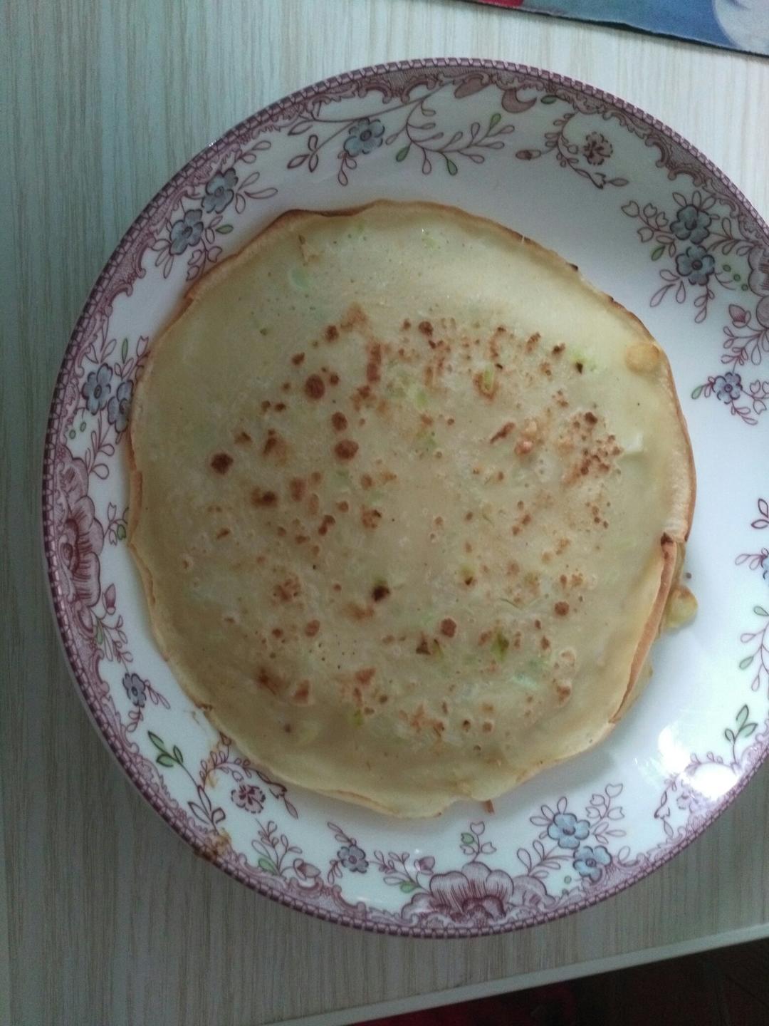快手鸡蛋饼～～十分钟早餐！