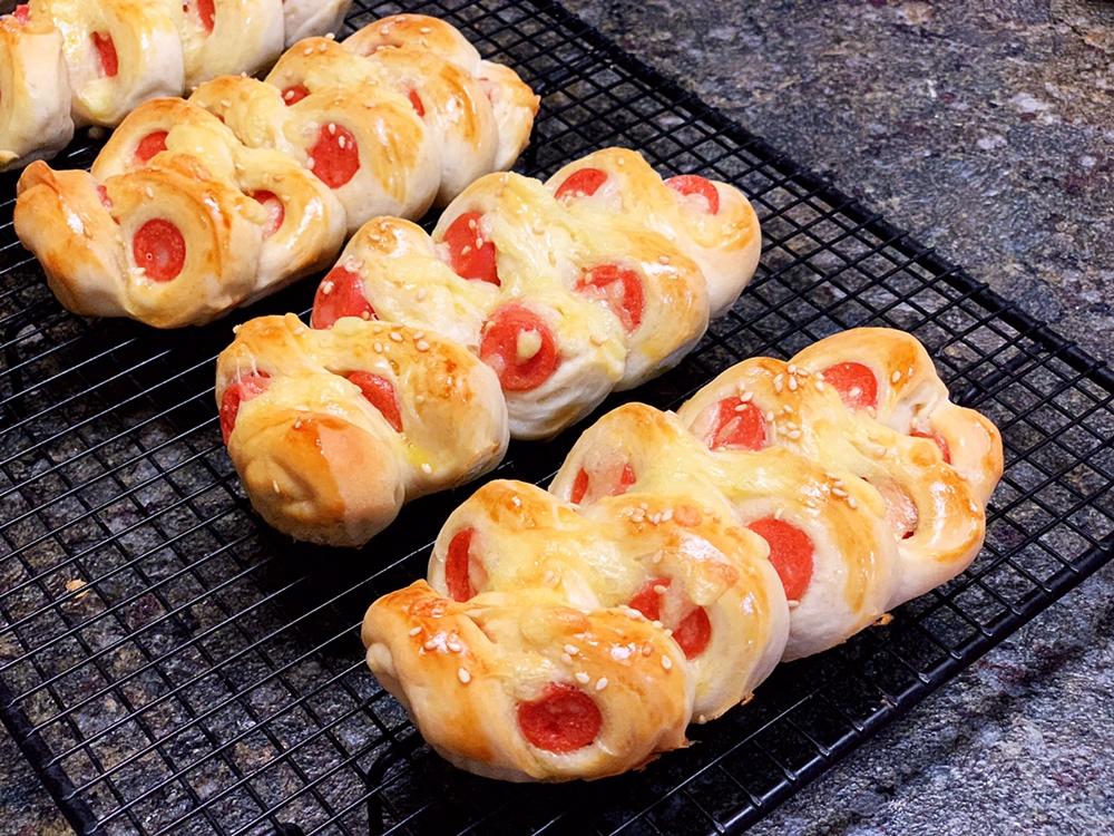 芝士火腿面包--开胃 #皮黑森林#