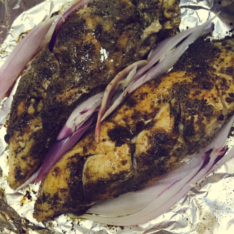 简易烤鸡胸