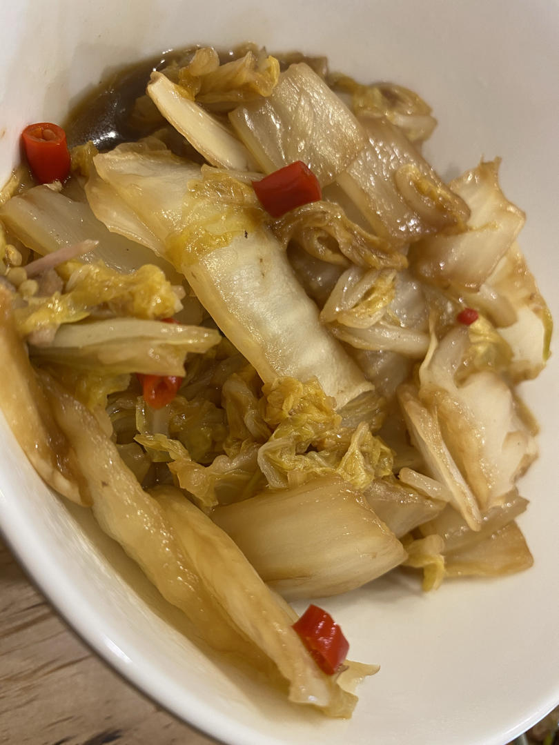 无敌下饭的酸辣白菜，5分钟搞定‼️巨好吃