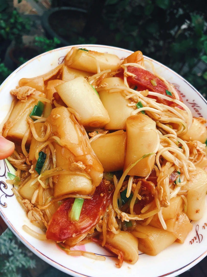 陆丰国民小吃:酱油炒卷粿!